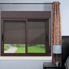 Imagem de Janela Elite 2 Folhas Moveis com Persiana Integrada 140 X 120 Vidro Li