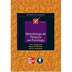 Imagem de Metodologia de Pesquisa em Psicologia - Diversos Autores - 9788580551006