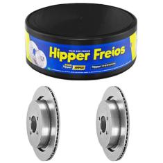 Imagem de Par Disco Freio Corolla 1.6 1.8 2003 a 2008 Dianteiro Ventilado Hipper Freios