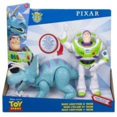 Imagem de Figura Disney Toy Story Buzz Lightyear E Trixie Mattel Ggb26