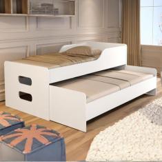 Imagem de Bicama Solteiro Cama com Auxiliar Bibox até 120kg Entrega Imediata - B