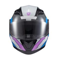 Imagem de Capacete Texx Escamot Gladiator V3 Reisen Azul Rosa Branc 58
