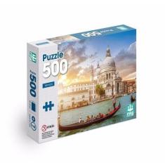Imagem de Quebra Cabeça Puzzle - Veneza Itália - C/ 500 Peças - Nig