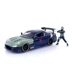 Imagem de MINIATURA JADA 1/24 NARUTO 1993 MAZDA RX-7 COM BONECO KAKASHI