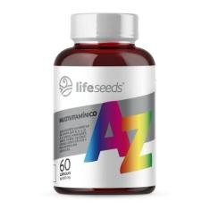 Imagem de Multivitamínico A-Z - Vitaminas A, C, D3, E, K2, Complexo B, Cálcio, Cobre, Cromo, Ferro, Iodo, Manganês, Molibdênio, Selênio e Zinco - 60 Cápsulas