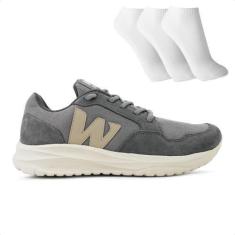 Imagem de Tênis West Coast Wc 22 Duster Masculino + 3 Pares De Meias