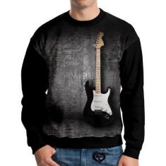 Imagem de Moletom Rock N Roll Infantil Unissex Guitarra Blusa Casaco C - Alemark