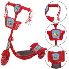 Imagem de Patinete Infantil Menino Com 3 Rodinhas E Luz Led Toy Story - Toys 2U