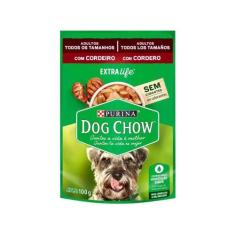 Imagem de Ração Úmida Para Cachorro Adulto Sachê - Dog Chow Extralife Cordeiro 1