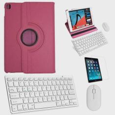Imagem de Capa Rosa, Teclado Mouse Branco, Pel Para Xiaomi Pad 5 11