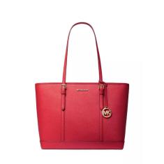 Imagem de Bolsa De Ombro Michael Kors Jet Set Travel Vermelha Grande