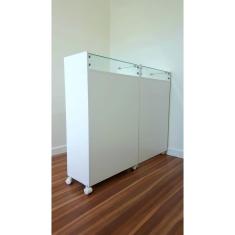 Imagem de Kit 2 Balcões com Tampo de Vidro Solução Completa para Exposição e Organização