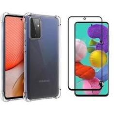 Imagem de Kit Capa Anti Impacto Samsung Galaxy A72 + Película Vidro 3D