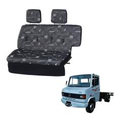 Imagem de Sofá Cama Caminhão Mercedes 710 / 912 / 914 Cinza - Pampa