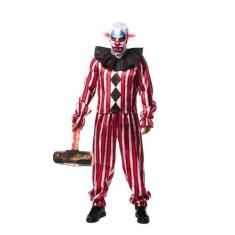 Imagem de Fantasia Halloween Adulto Palhaço Do Mal Assassino Macabro - Fantasias