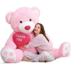 Imagem de Ursinho de pelúcia MaoGolan Giant 152 cm I Love You Red Heart Plush