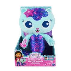 Imagem de Gabby's Dollhouse - Pelúcia MerCat de 33cm com Luz e Som