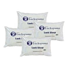 Imagem de Travesseiro Espuma Luck Sleep Flocos Kit c/ 4 Un (45x65x12) - Luckspuma