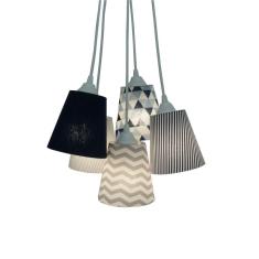 Imagem de Lustre Pendente Cacho Menino Crie Casa Tons De  E 