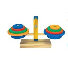 Imagem de Brinquedo Educativo Balança Em Madeira e E.V.A 26x18 cm - JOTTPLAY