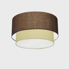 Imagem de Plafon Para Banheiro Cilíndrico SB-3045 Cúpula Cor Café Bege