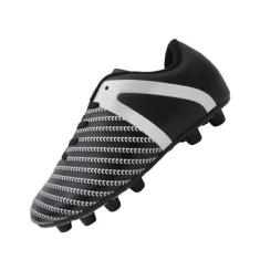 Imagem de Tênis de futebol unissex Impact FG da Vizari, preto/branco, tamanho 42, infantil