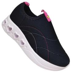 Imagem de Tênis Molekinha Com Luz 2550.100 Multi Rosa-Feminino