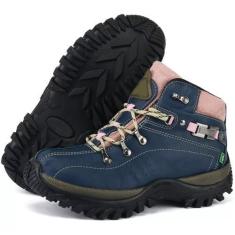 Imagem de Tênis Feminino Trilha Adventure Muito Leve Azul Ref 100 - Dragxter