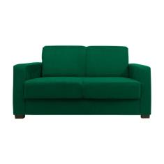 Imagem de Sofá Namoradeira Pequeno 2 Lugares Imperial Suede Cor:verde Militar