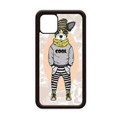 Imagem de Roupas de cachorro em aquarela linda ilustração para iPhone 11 Pro Max capa para Apple Mobile Case Shell