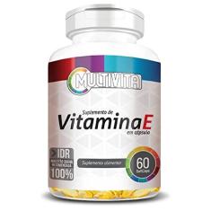 Imagem de Vitamina E 100% IDR 60 cápsulas - Multivita