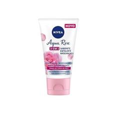 Imagem de NIVEA Aqua Rose 3 em 1 150ml - Sabonete, Esfoliante e Máscara Facial - Com argila branca, ácido hialurônico e água de rosas orgânica, o sabonete tem benefícios antioxidantes e hidratantes que limpam e purificam a pele sem ressecá-la