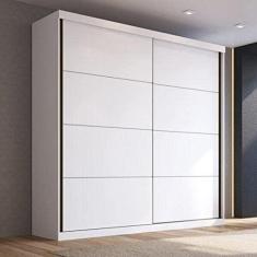 Imagem de Guarda Roupa Casal 2 Portas Prime Mambel Branco