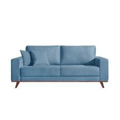 Imagem de Sofá 3 Lugares Lombok Poliéster Azul
