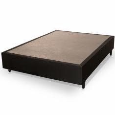 Imagem de Cama base box casal Hellen Sommier com 38 c, de altura para colchão 138 cm de largura Preto