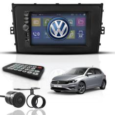 Imagem de Kit Central Multimídia Mp5 2 Din Bt Espelha Dvd Volks Polo - First Opt