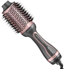 Imagem de Escova Secadora Mondial Rose Grey Keratin 3 em 1 Bivolt 1200w - ES-11-