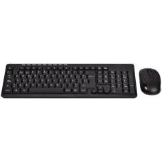 Imagem de Teclado e Mouse Sem Fio Sate AK-75G - Preto (Portugues) - Satellite