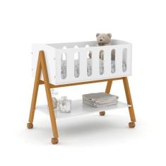Imagem de Mini Berço Sissi Matic Branco Eco Wood 61360 Quarto Bebê