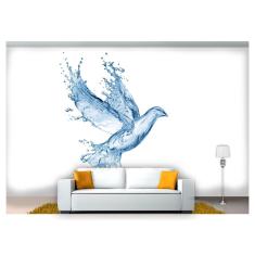 Imagem de Papel De Parede Pomba Voando Água Arte 3D Anm104