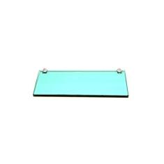 Imagem de Porta Shampoo Reto Em Vidro Verde Lapidado - Aquabox - 30cmx14cmx10mm