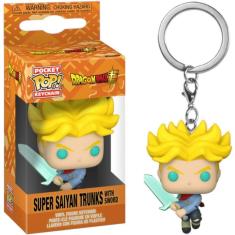 Imagem de Chaveiro Pop! Dragon Ball Super - Super Saiyan Trunks Com Sword
