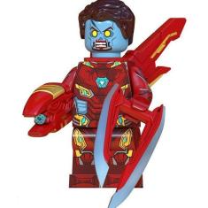 Imagem de Boneco Blocos De Montar Iron Man Zumbie Marvel Terror