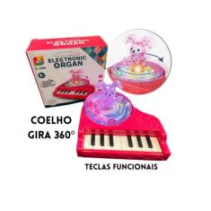 Imagem de Brinquedo Mini Teclado Piano Musical Infantil Bate E Volta Luz E Som