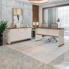 Imagem de Conjunto Escrit rio Office Mesa E Buffet Berlin - Vianossa