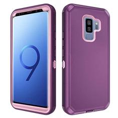 Imagem de Asuwish Capa de celular para Samsung Galaxy S9 Plus, híbrida, resistente, à prova de choque, rígida, protetora, à prova de quedas, acessórios para celular Glaxay S9+ 9S 9+ S 9 9plus S9plus feminino