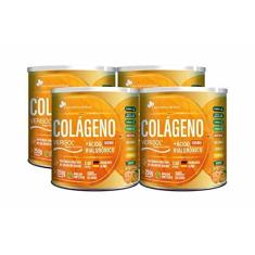 Imagem de Kit Com 04 - Colágeno Verisol + Ácido Hialurônico Sabor Tangerina 250g