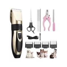 Imagem de Kit Tosa Completa Máquina Aparar pelo Animais de Estimação - Thor