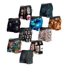Imagem de Kit Com 10 Cuecas Boxer Kevland - Kit Com ESTAMPAS SORTIDAS