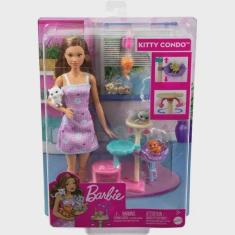 Imagem de Boneca Barbie com pets Mattel HHB70